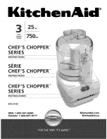 KitchenAid Chef's Chopper KFC3100 Instructions Manual preview