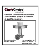 KitchenAid ChefsChoice User Manual предпросмотр