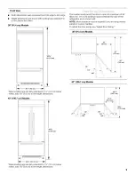 Предварительный просмотр 9 страницы KitchenAid Classic KBLS36FTB Installation Instructions Manual