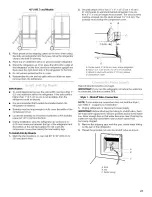 Предварительный просмотр 21 страницы KitchenAid Classic KBLS36FTB Installation Instructions Manual