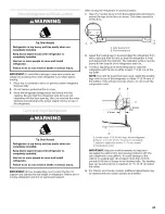 Предварительный просмотр 23 страницы KitchenAid Classic KBLS36FTB Installation Instructions Manual