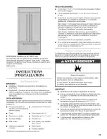 Предварительный просмотр 59 страницы KitchenAid Classic KBLS36FTB Installation Instructions Manual