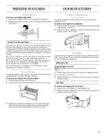 Preview for 13 page of KitchenAid Classic KSSS42FMB Use & Care Manual