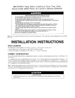 Preview for 2 page of KitchenAid CMO-2743 Installation Manual