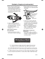 Preview for 48 page of KitchenAid CommerCial mixer Instructions Manual