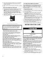 Preview for 6 page of KitchenAid Counter Depth Side-by-Side Refrigerator Use And Care Manual