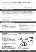 Preview for 4 page of KitchenAid Cutlery Instructions