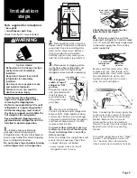 Preview for 9 page of KitchenAid DHT-486XP Installation Instructions Manual