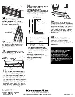 Preview for 22 page of KitchenAid DHT-486XP Installation Instructions Manual