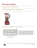 Preview for 1 page of KitchenAid Diamond Troubleshooting