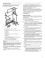 Предварительный просмотр 5 страницы KitchenAid Dual Fuel Convection Range Installation Instructions Manual