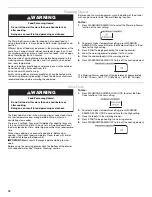 Preview for 16 page of KitchenAid ELECTRIC RANGE User Instructions