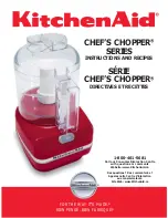 KitchenAid Food Processor Instructions And Recipes Manual preview