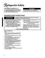 Предварительный просмотр 3 страницы KitchenAid FOR THE WAY IT'S MADE KSSS36MDX00 Use & Care Manual