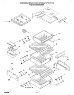 Предварительный просмотр 13 страницы KitchenAid FOR THE WAY IT'S MADE KSSS36QDW00 Parts List