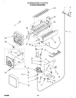 Предварительный просмотр 33 страницы KitchenAid FOR THE WAY IT'S MADE KSSS36QDW00 Parts List