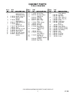 Preview for 2 page of KitchenAid FOR THE WAY IT'S MADE KSSS42MDX00 Parts List