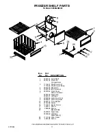 Preview for 11 page of KitchenAid FOR THE WAY IT'S MADE KSSS42MDX00 Parts List