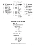 Preview for 24 page of KitchenAid FOR THE WAY IT'S MADE KSSS42MDX00 Parts List