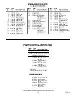 Предварительный просмотр 28 страницы KitchenAid FOR THE WAY IT'S MADE KSSS42QDW02 Parts List