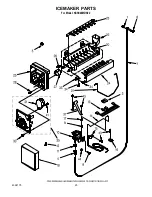 Предварительный просмотр 23 страницы KitchenAid FOR THE WAY IT'S MADE KSSS48MDX02 Parts List