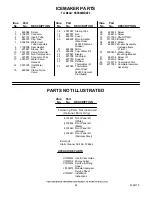 Предварительный просмотр 24 страницы KitchenAid FOR THE WAY IT'S MADE KSSS48MDX02 Parts List