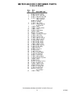 Preview for 14 page of KitchenAid FOR THE WAY IT'S MADE KSSS48QDW00 Parts List