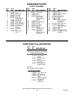 Preview for 28 page of KitchenAid FOR THE WAY IT'S MADE KSSS48QDW00 Parts List