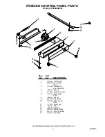 Предварительный просмотр 8 страницы KitchenAid FOR THE WAY IT'S MADE KSSS48QDX00 Parts List