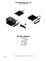 Предварительный просмотр 11 страницы KitchenAid FOR THE WAY IT'S MADE KSSS48QDX00 Parts List