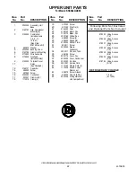 Предварительный просмотр 22 страницы KitchenAid FOR THE WAY IT'S MADE KSSS48QDX00 Parts List