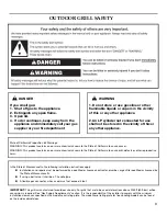 Preview for 3 page of KitchenAid FREESTANDING OUTDOOR GRILL Installation Instructions And Use & Care Manual