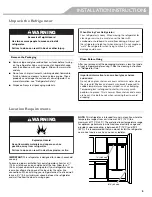 Preview for 5 page of KitchenAid FRENCH DOOR BOTTOM MOUNT REFRIGERATOR Use & Care Manual