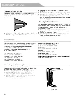 Preview for 18 page of KitchenAid FRENCH DOOR BOTTOM MOUNT REFRIGERATOR Use & Care Manual