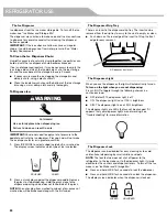 Preview for 24 page of KitchenAid FRENCH DOOR BOTTOM MOUNT REFRIGERATOR Use & Care Manual