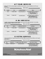 Preview for 132 page of KitchenAid FRENCH DOOR BOTTOM MOUNT REFRIGERATOR Use & Care Manual