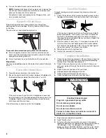 Preview for 8 page of KitchenAid FRONT-LOADING AUTOMATIC WASHER Use And Care Manual