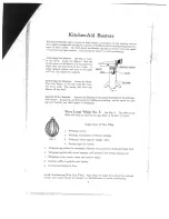 Preview for 9 page of KitchenAid G Instructions For Operation And Care
