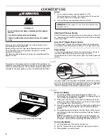 Preview for 6 page of KitchenAid GAS RANGE Use & Care Manual