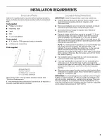 Preview for 3 page of KitchenAid GCI3061XB00 Installation Instructions Manual