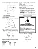 Preview for 15 page of KitchenAid GGG38 Installation Instructions Manual