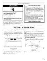 Предварительный просмотр 5 страницы KitchenAid GH5176XPB2 Installation Instructions Manual