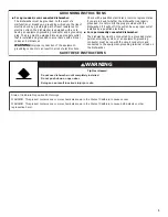 Preview for 3 page of KitchenAid GU3600XTVY User Instructions