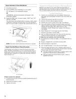 Предварительный просмотр 12 страницы KitchenAid GW3 Installation Instructions Manual