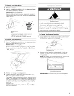 Предварительный просмотр 15 страницы KitchenAid GW3 Installation Instructions Manual