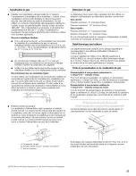 Предварительный просмотр 23 страницы KitchenAid GW3 Installation Instructions Manual