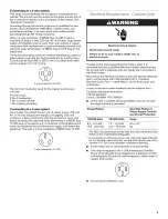 Preview for 5 page of KitchenAid II KERS205T Installation Instructions Manual