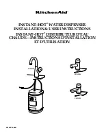 Preview for 1 page of KitchenAid Instant-Hot KHWC260 Installation And User Instructions Manual