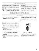 Preview for 5 page of KitchenAid Instant-Hot KHWC260 Installation And User Instructions Manual