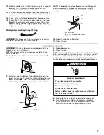 Preview for 7 page of KitchenAid Instant-Hot KHWC260 Installation And User Instructions Manual